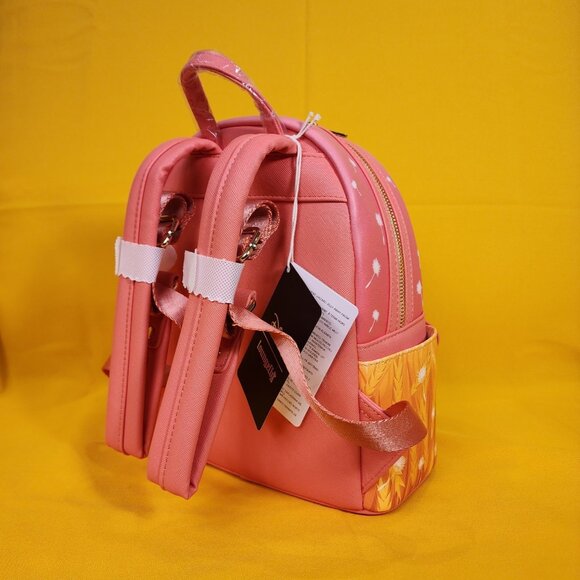 Loungefly Disney A Goofy Movie Max & Roxanne Dandelion Pink Mini Backpack NEW main image 5